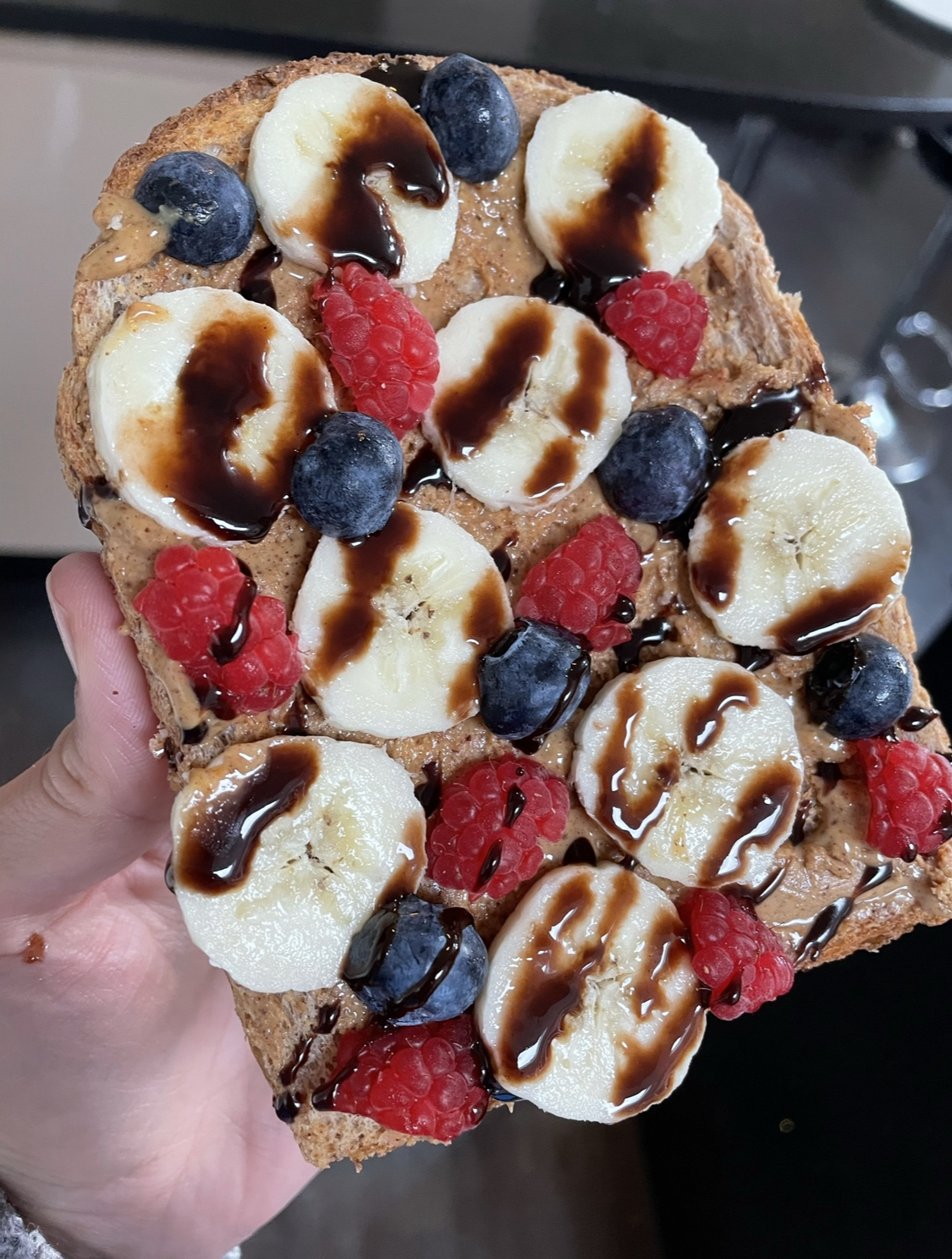 Peanut Butter and Banana on Toast 