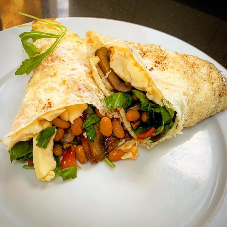 High Protein Veggie Wrap