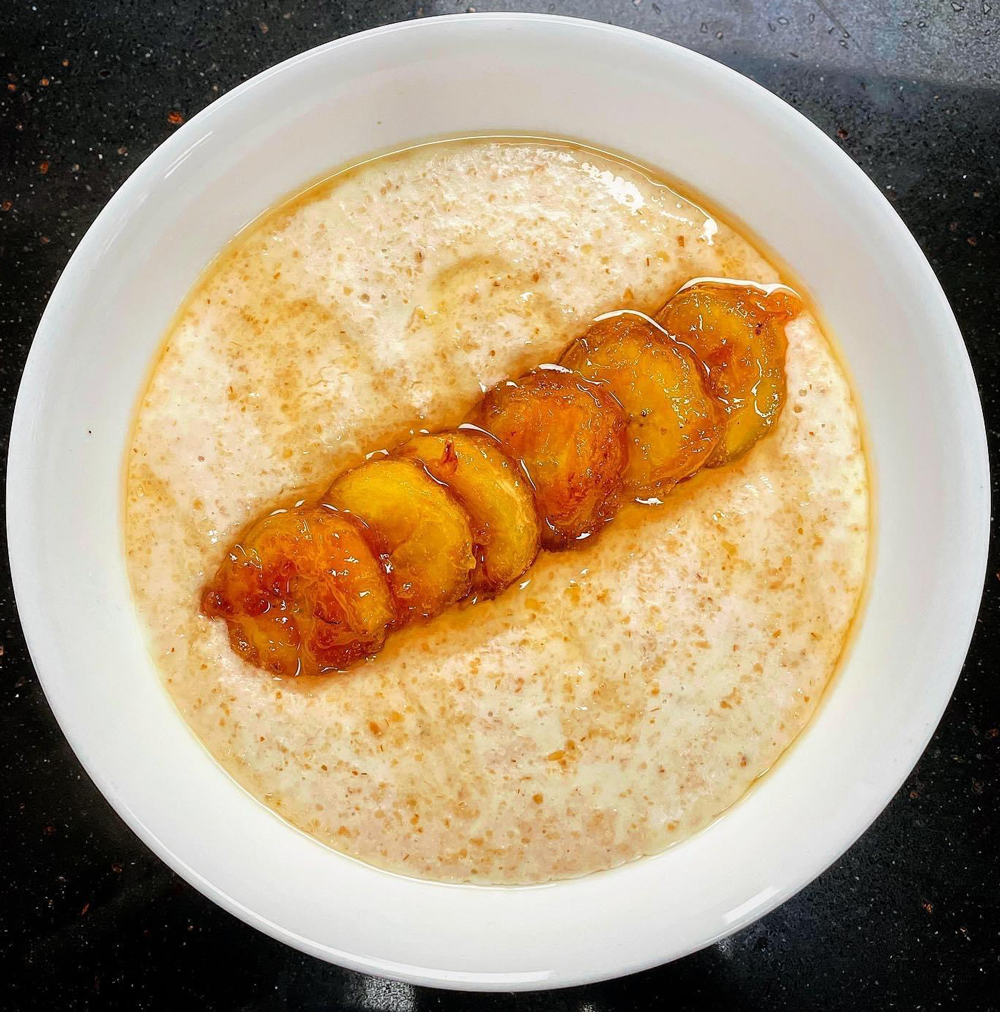 Caramelised Banana Oat Bran