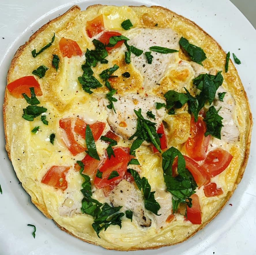 Chicken n Cheese Omelette