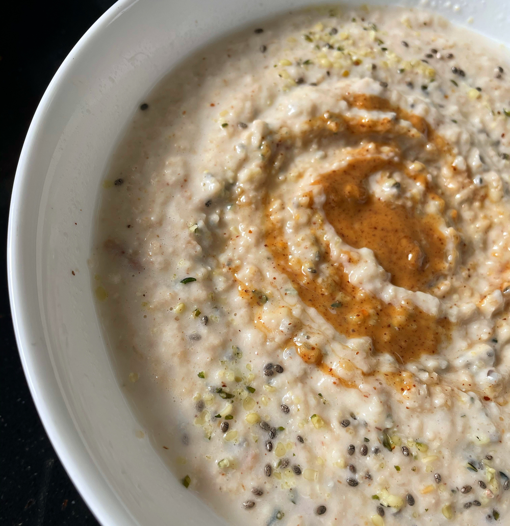Nut Butter Vanilla Oatbran with Chia and Hemp Seeds