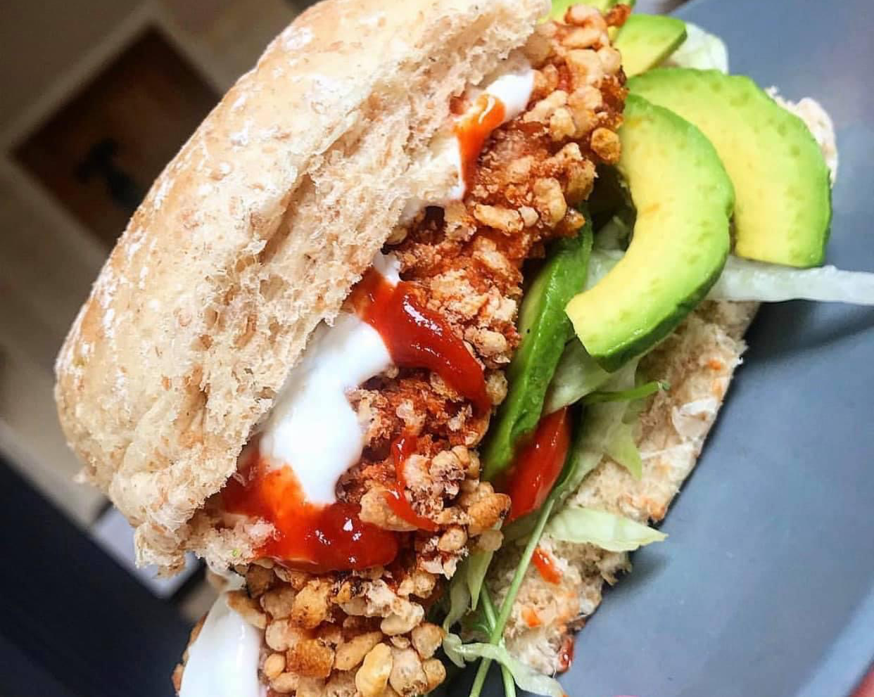 Crispy chicken burgers!
