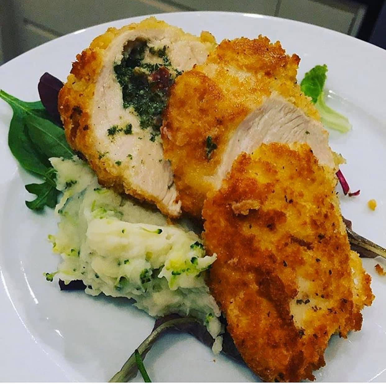 Bacon and Garlic Stuffed Kiev